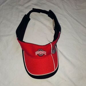 OHIO STATE BUCKEYES Visor Hat Embroidered One Size